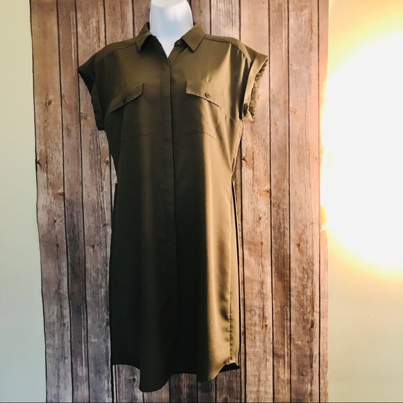 EXPRESS Shirt Dress - Picture 2 of 8